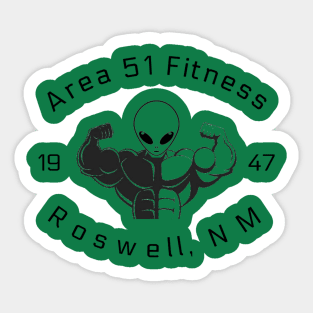 Area 51 Fitness Sticker